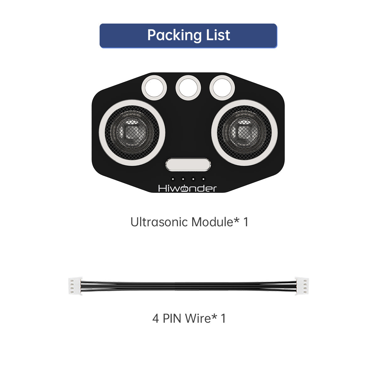 Image of Ultrasonic Module Detection Distance Sensor for Robotic Car