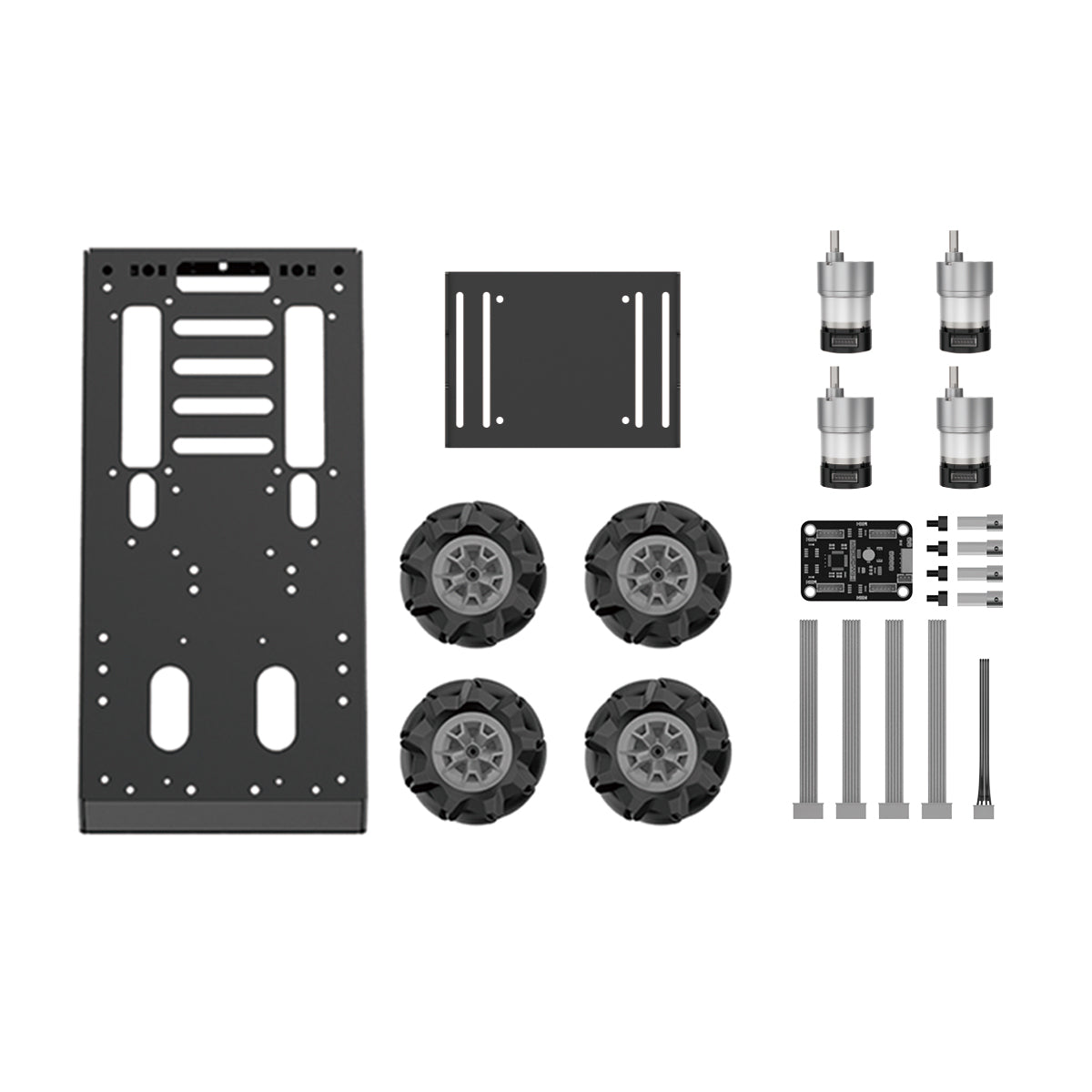 Image of Large Metal 4WD Vehicle Chassis 8V Encoder Geared Motor