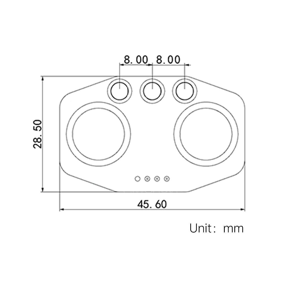 Image of Glowy Ultrasonic Sensor Module Distance Measurement