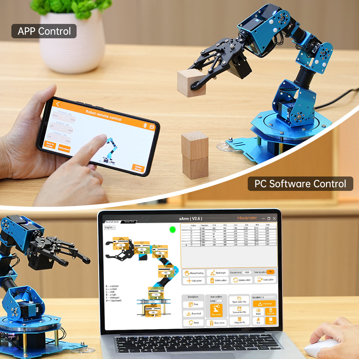 Image of xArm UNO Robotic Arm with Arduino Sensor Kit