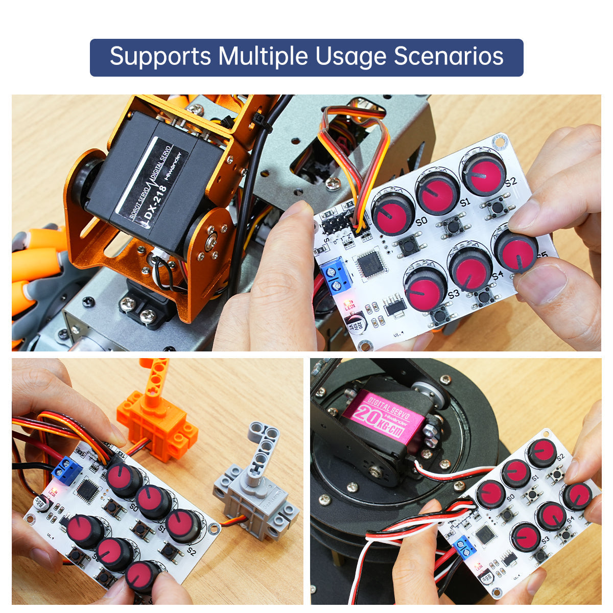 Image of 6 Channel Digital Servo Tester with Over-Current Protection