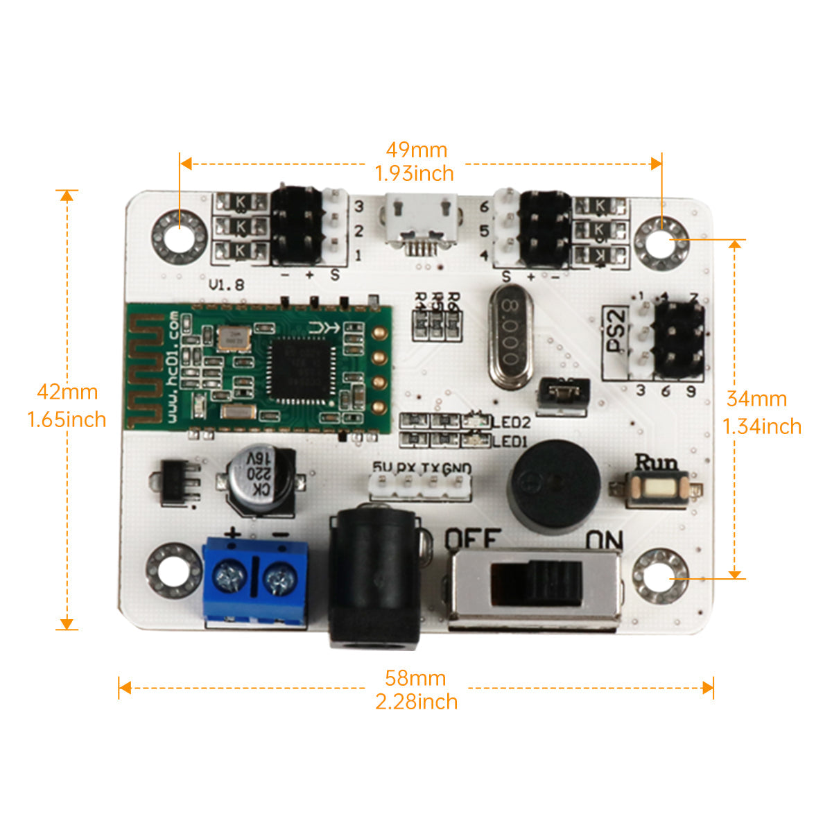 Image of LSC-6 6 CH Bluetooth 4.0 Servo Controller Module