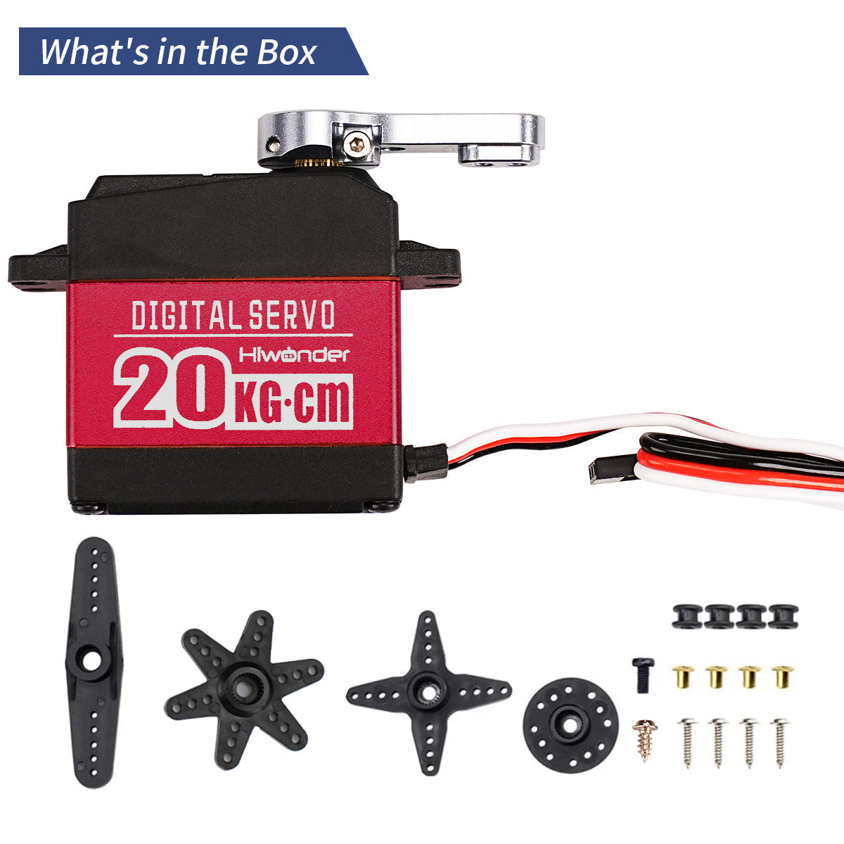 Image of HPS-2018 Full Metal Gear Digital Servo 20kg High Torque