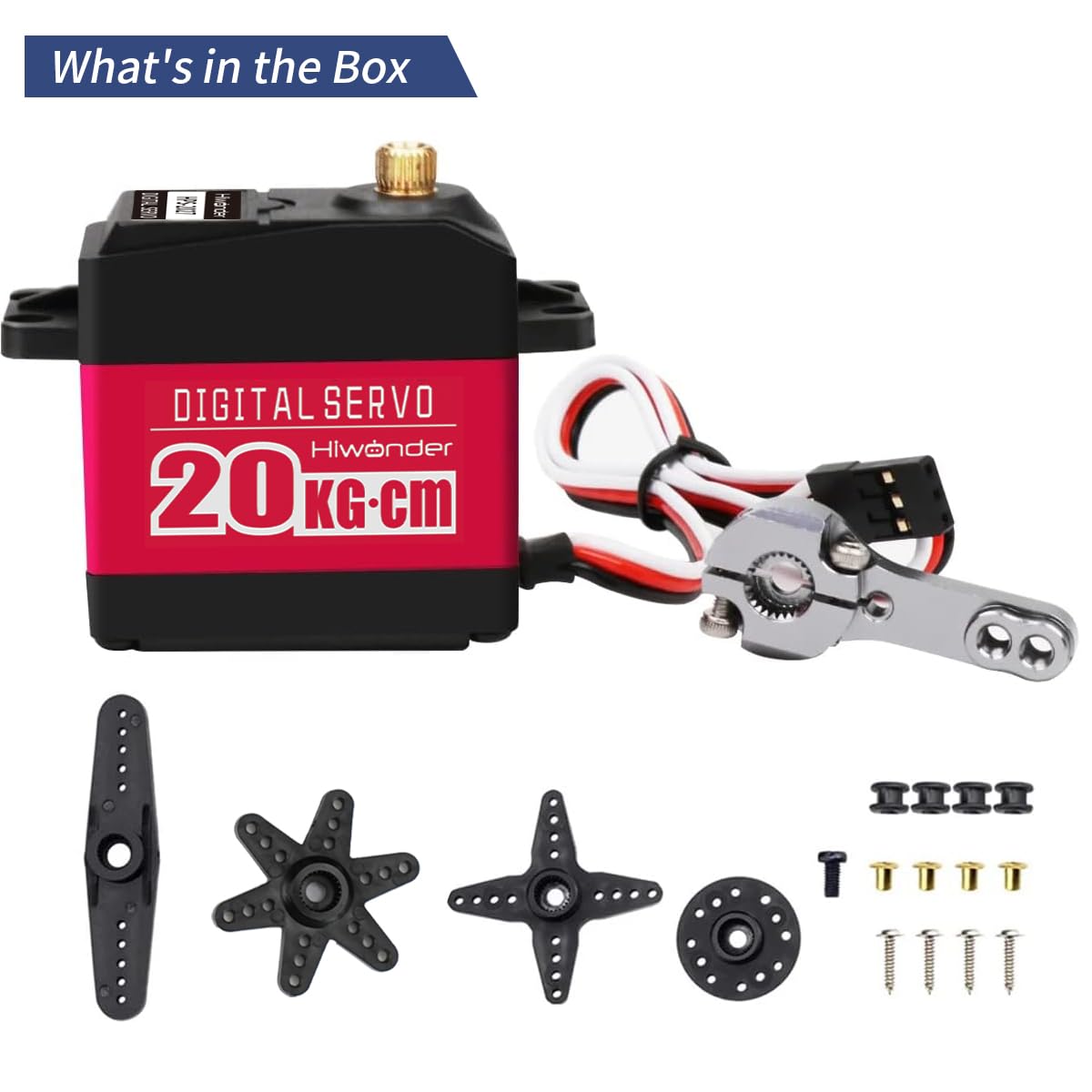 Image of HPS-2027 20KG High Torque Digital Servo Full Metal Gear 270
