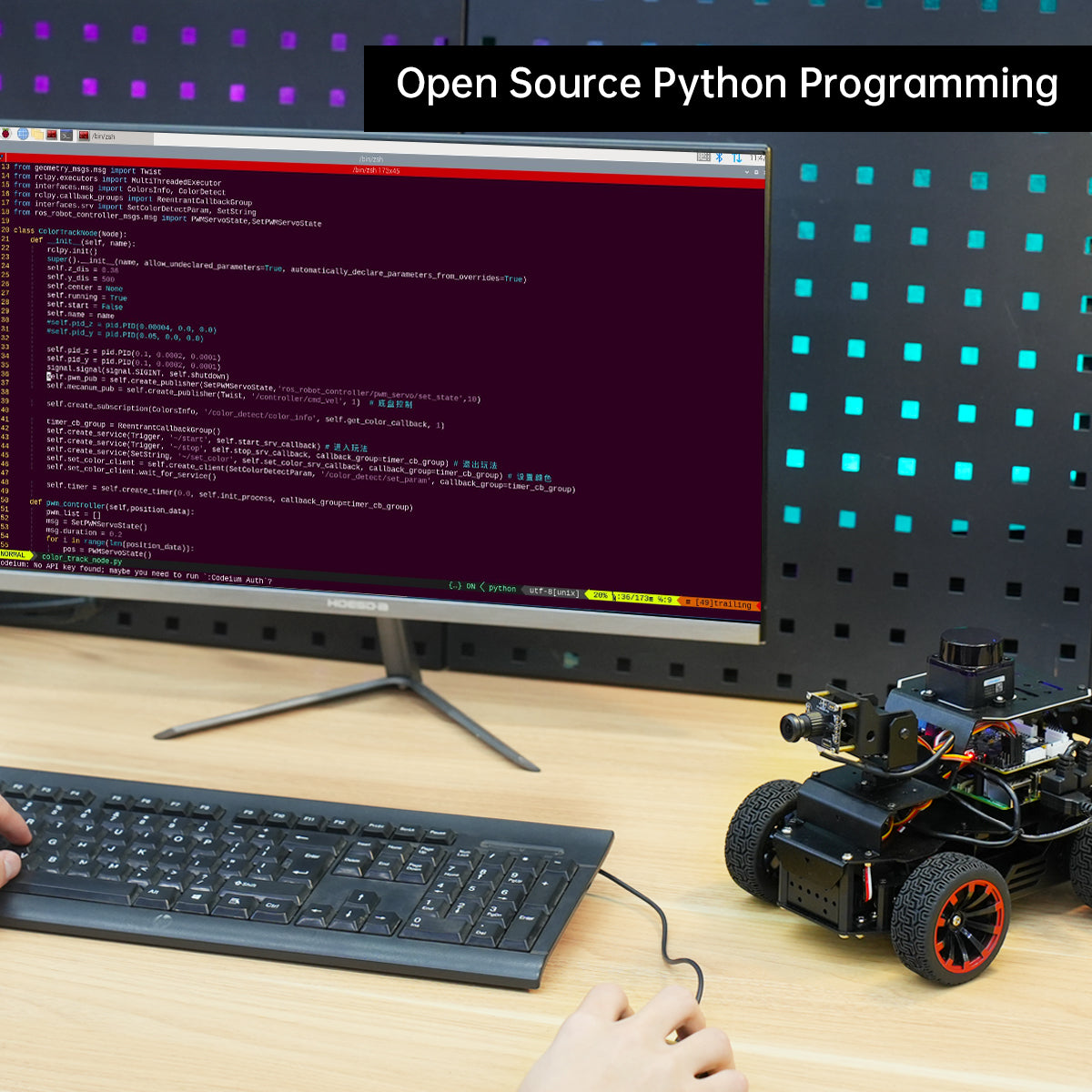 Image of MentorPi A1 Raspberry Pi Robot Car Ackerman Chassis ROS2 ChatGPT SLAM Autonomous Driving
