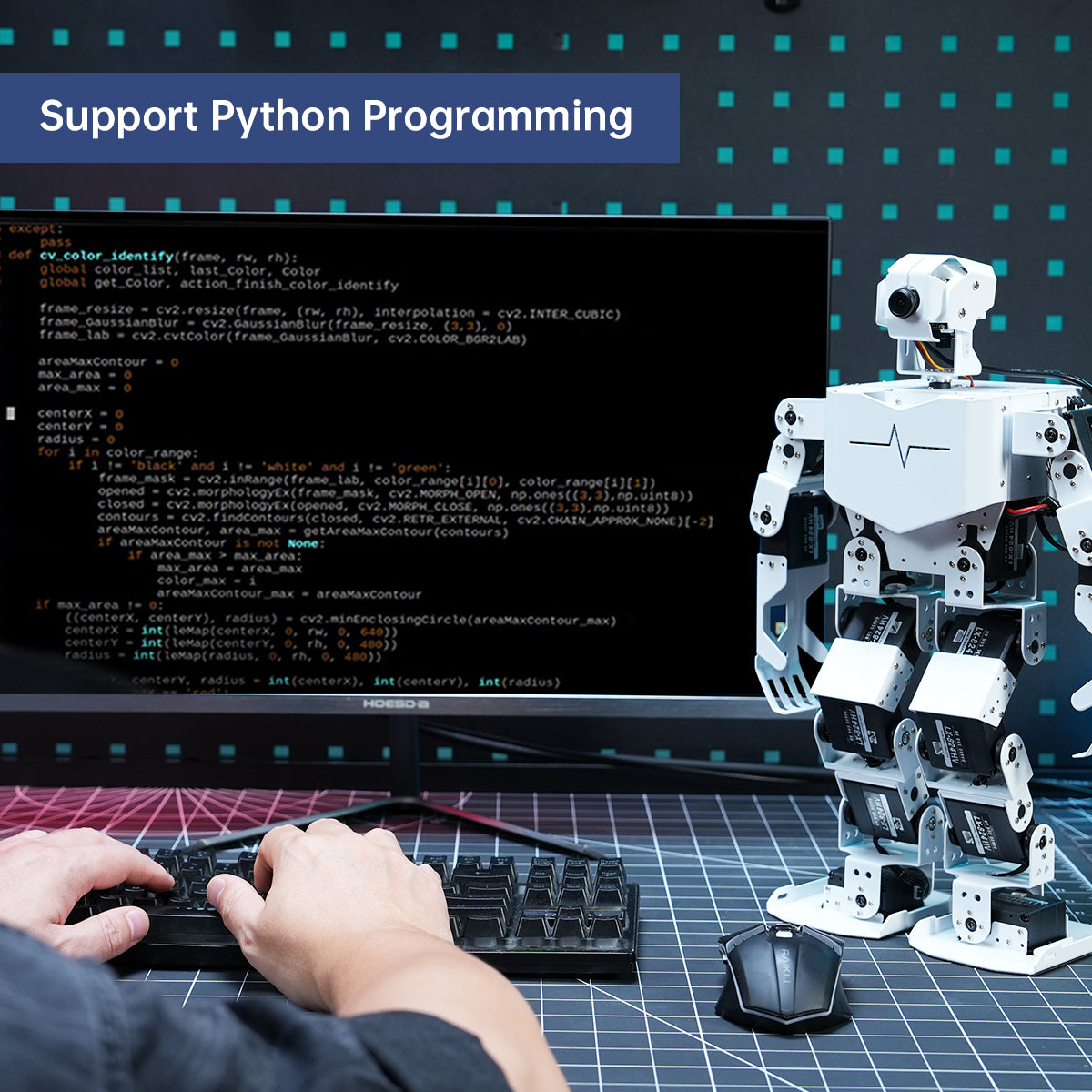 Image of TonyPi AI Humanoid Robot – Raspberry Pi 5, ChatGPT, Vision & Voice