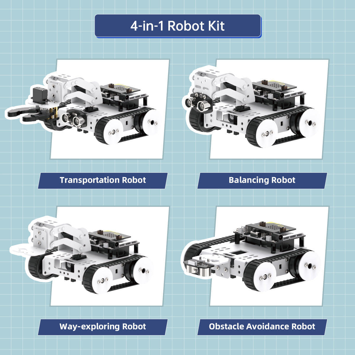 Image of Qtruck Programmable Educational Robot micro:bit Series