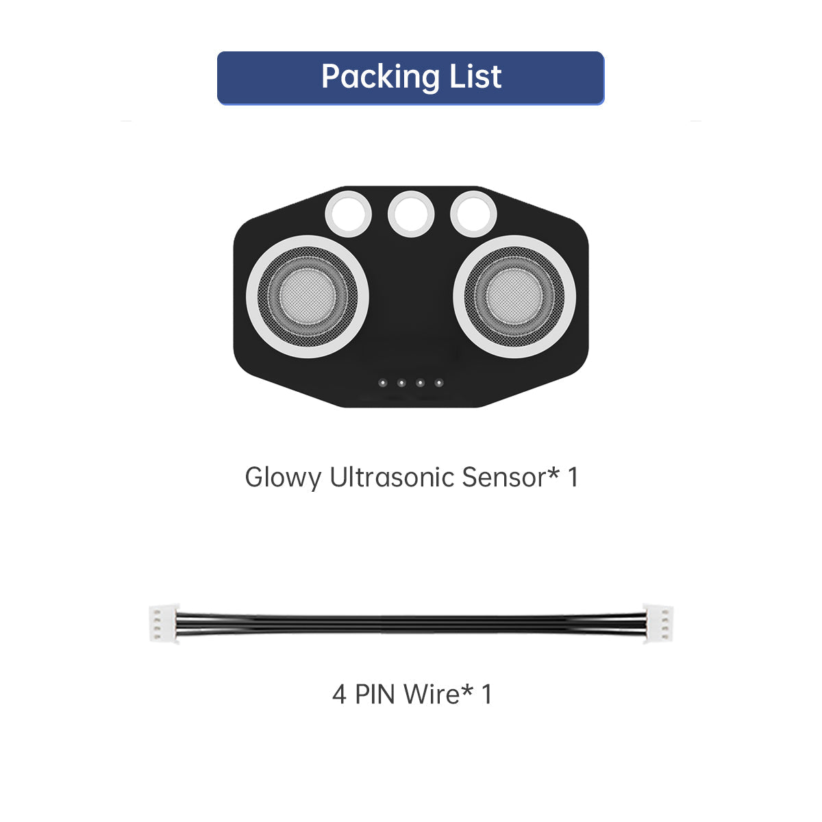 Image of Glowy Ultrasonic Sensor Module Distance Measurement