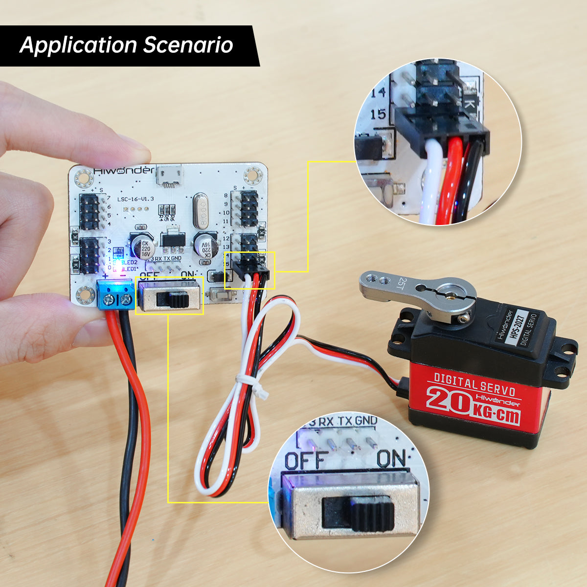 Image of LSC-16 16 Channel Servo Controller with Over-Current Protection