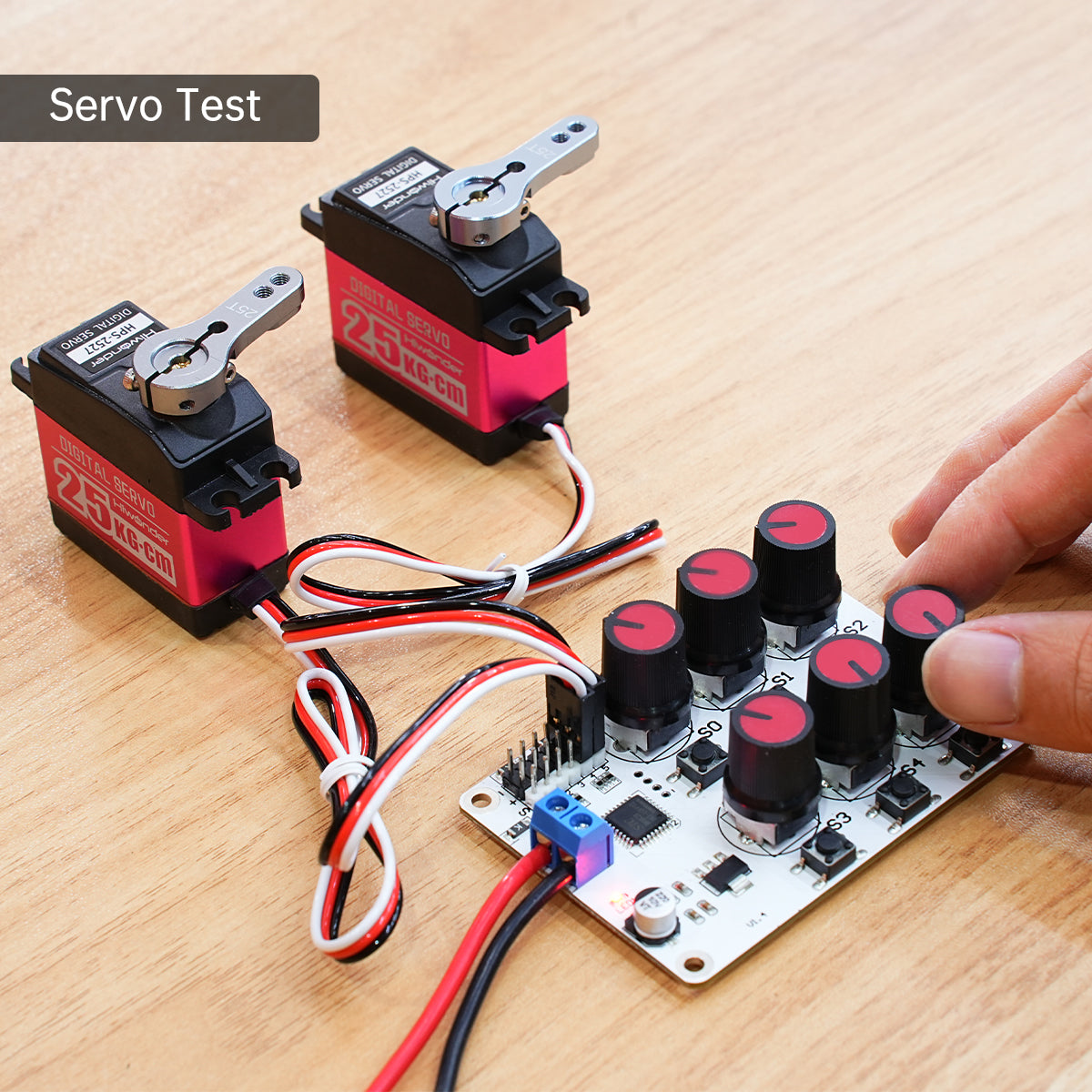 Image of 6 Channel Digital Servo Tester with Over-Current Protection