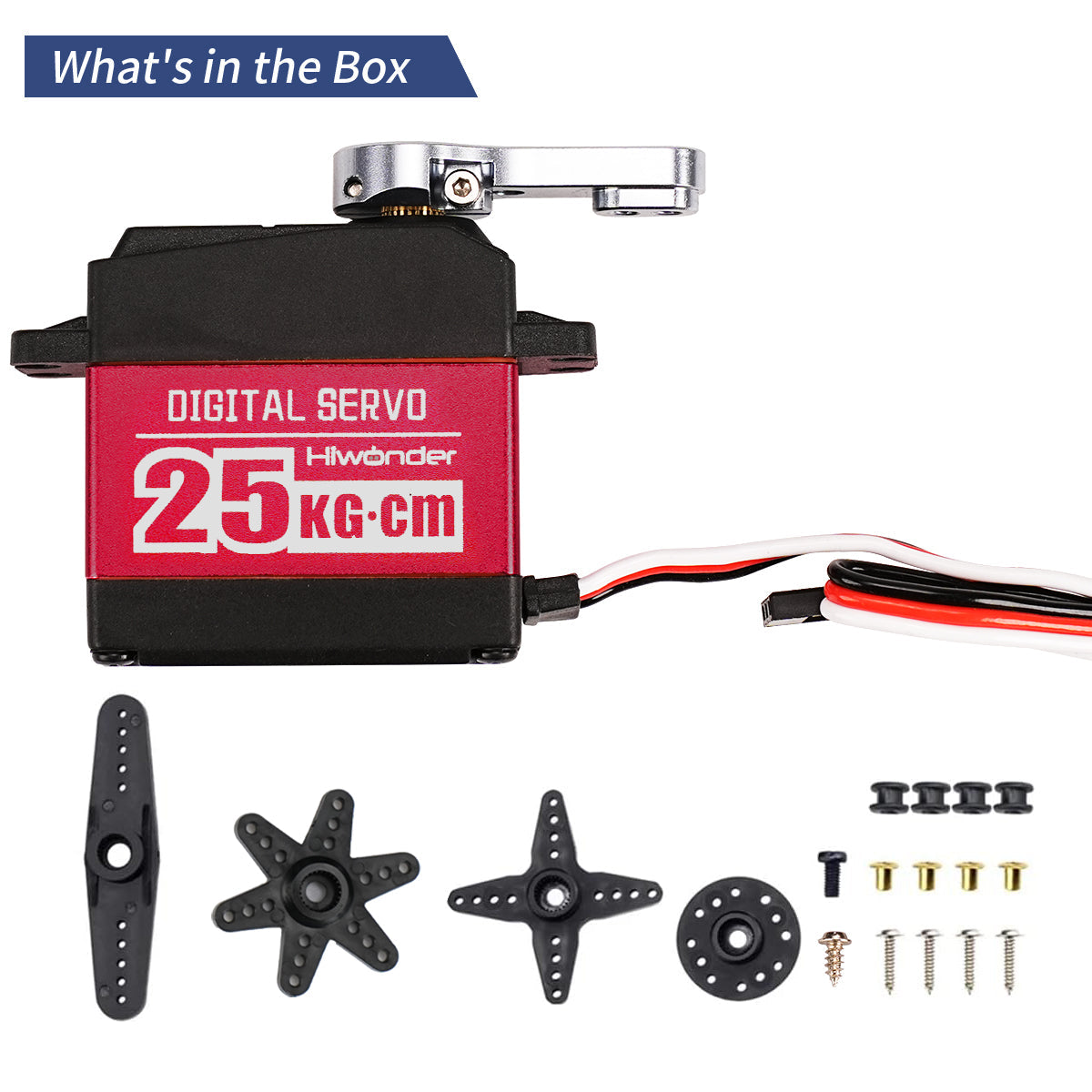 Image of HPS-2527 25KG High Torque Digital Servo Full Metal Gear