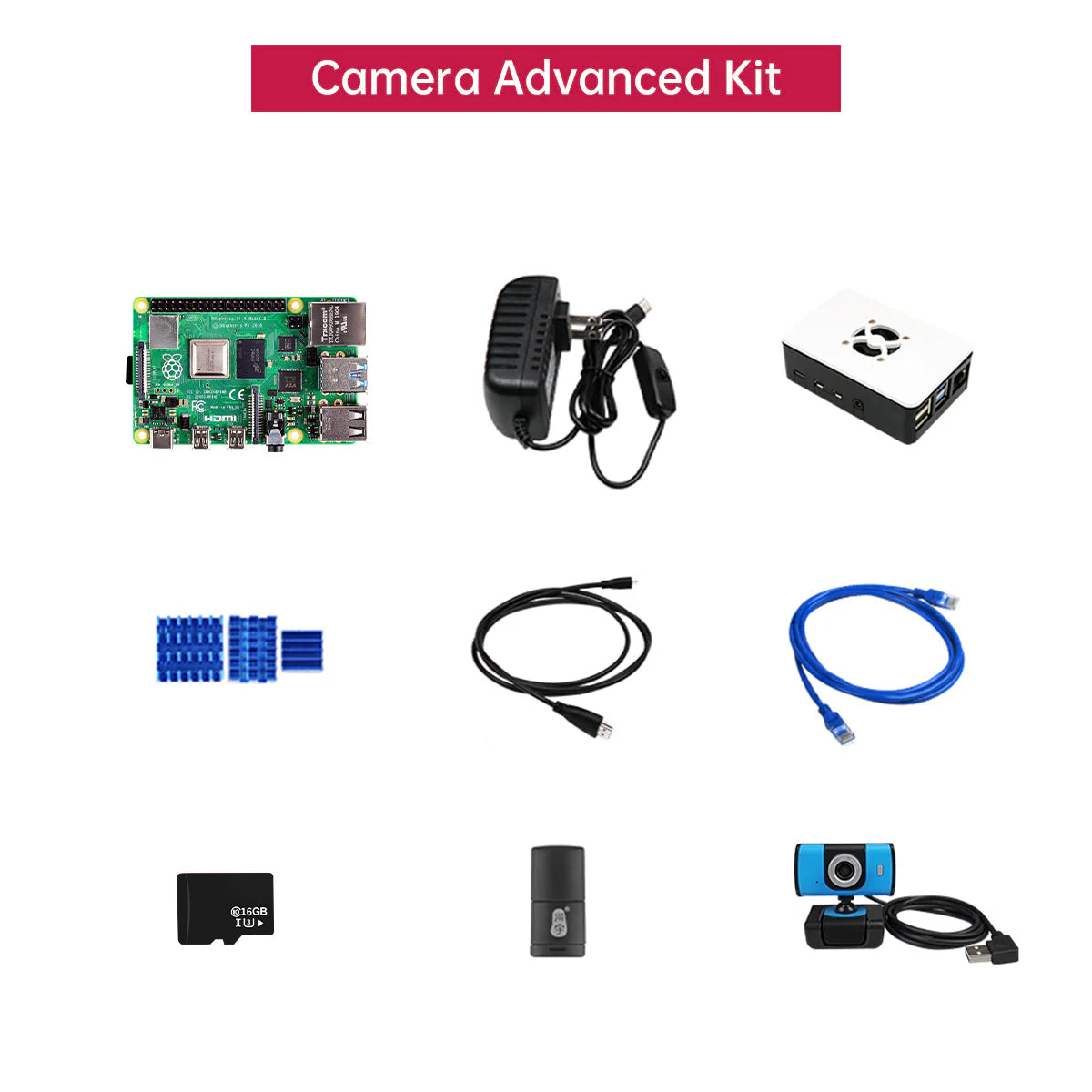 Image of Raspberry Pi 4B Board — Camera Advanced Kit
