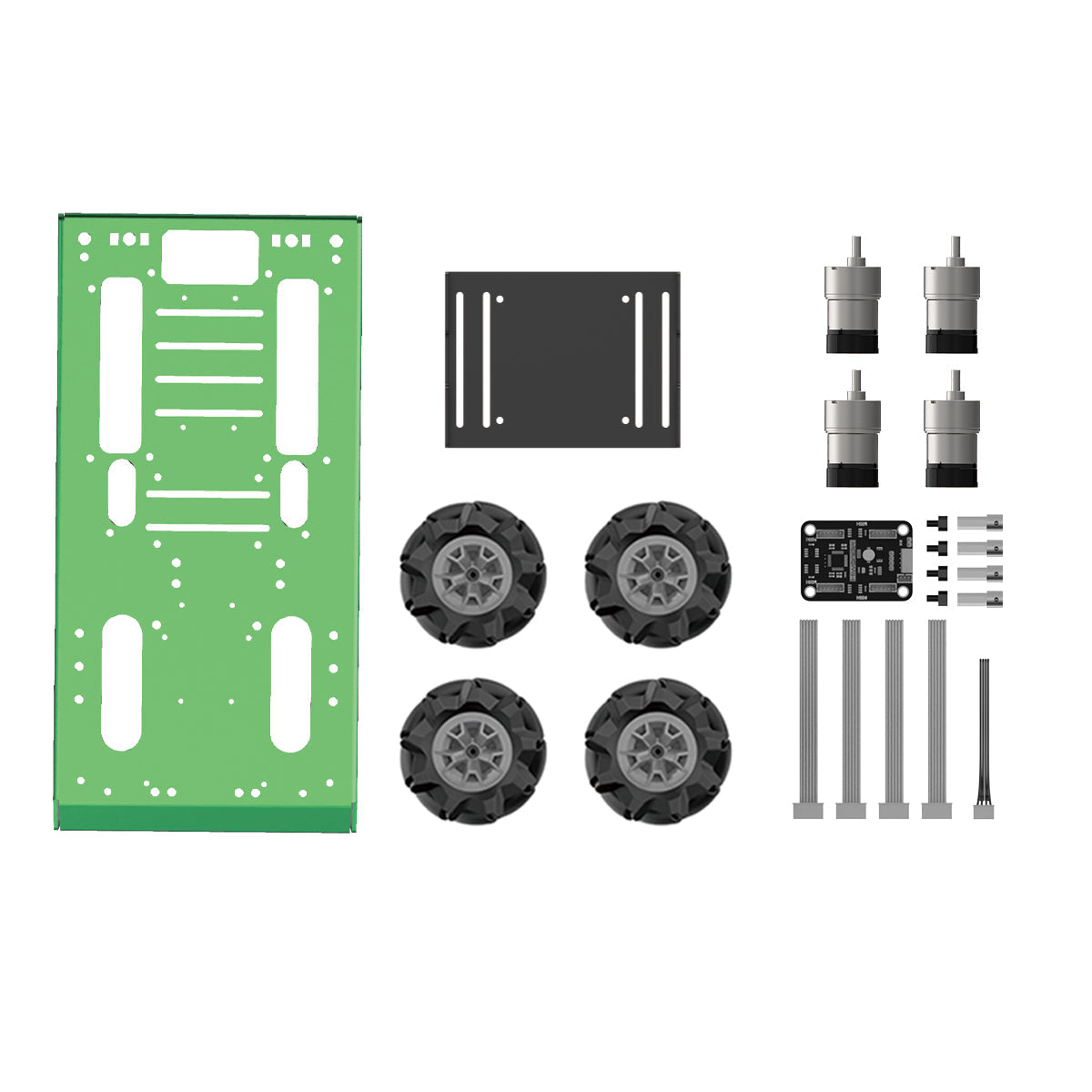 Image of Large Metal 4WD Vehicle Chassis 12V Encoder Geared Motor