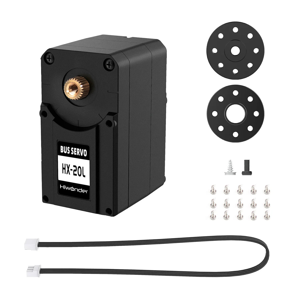 Image of Hiwonder HX-20L 20KG Serial Bus Servo Full Metal Gear Dual Shaft Feedback