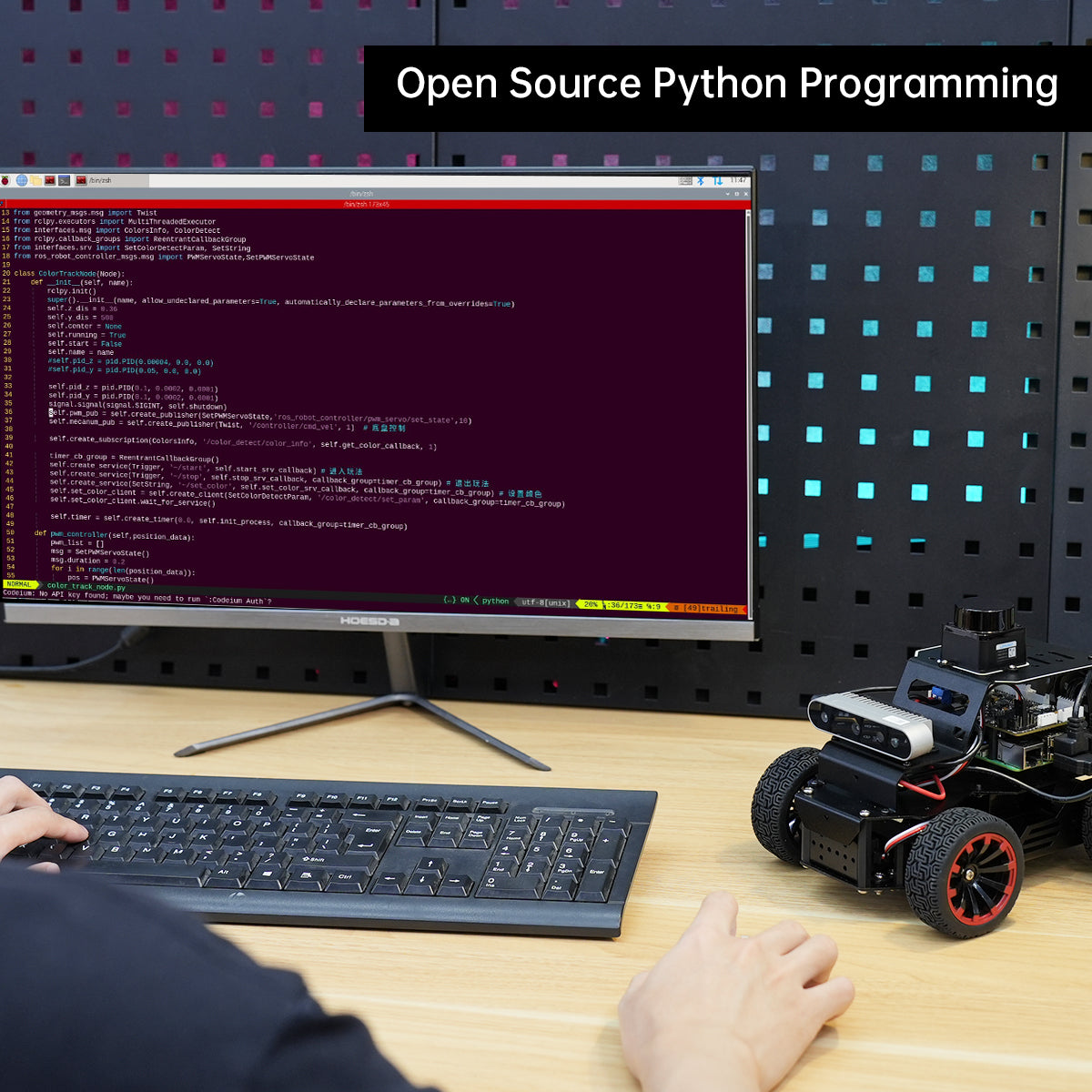 Image of MentorPi A1 Raspberry Pi 5 Robot Car Ackerman Chassis 2DOF Monocular Camera ROS2 SLAM