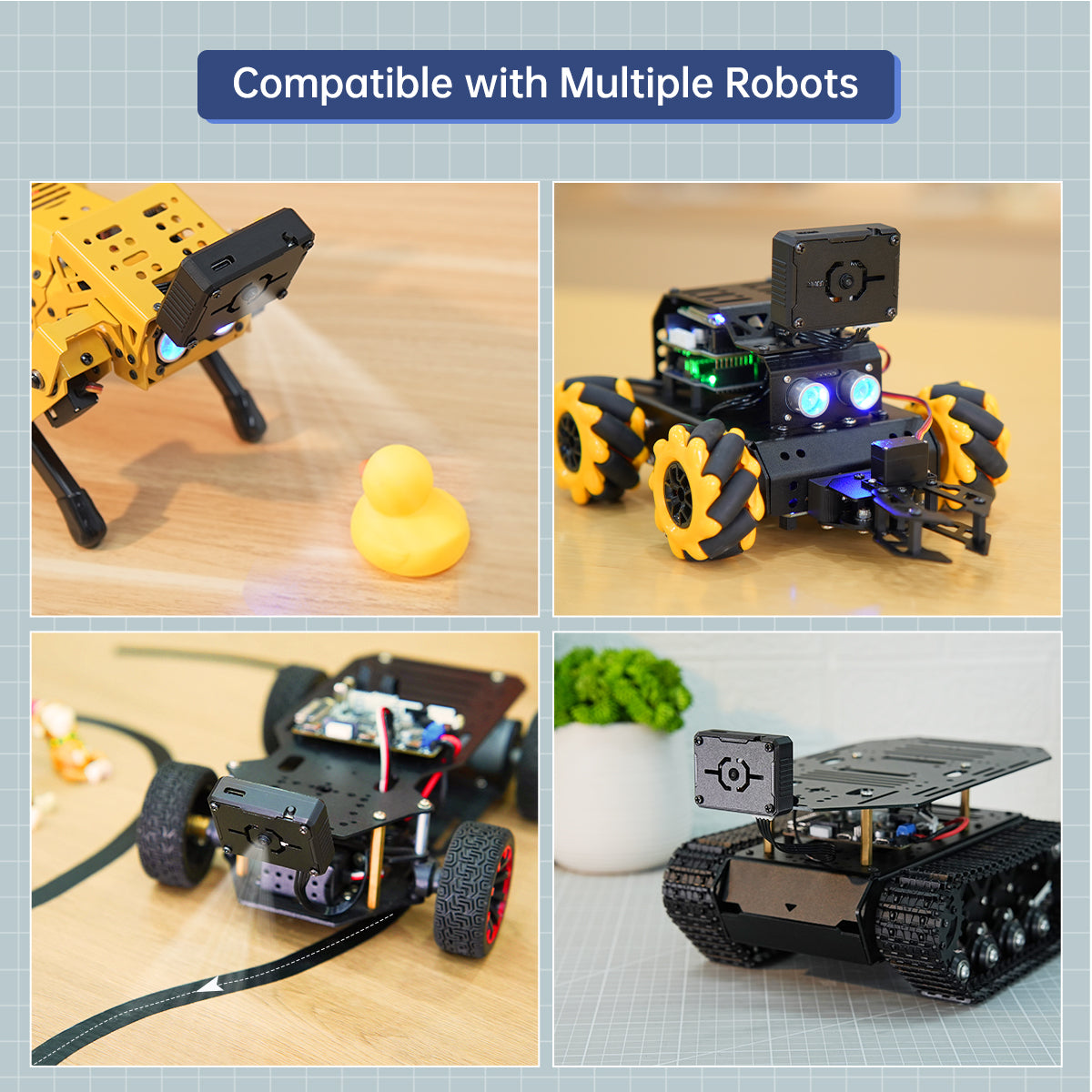 Image of ESP32-S3 AI Vision Module WiFi Video Transmission Face Color Recognition Dual-Mode