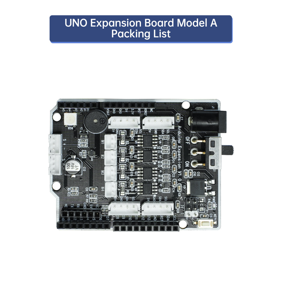 Image of UNO Expansion Board Arduino Motor Servo Bluetooth Sensor