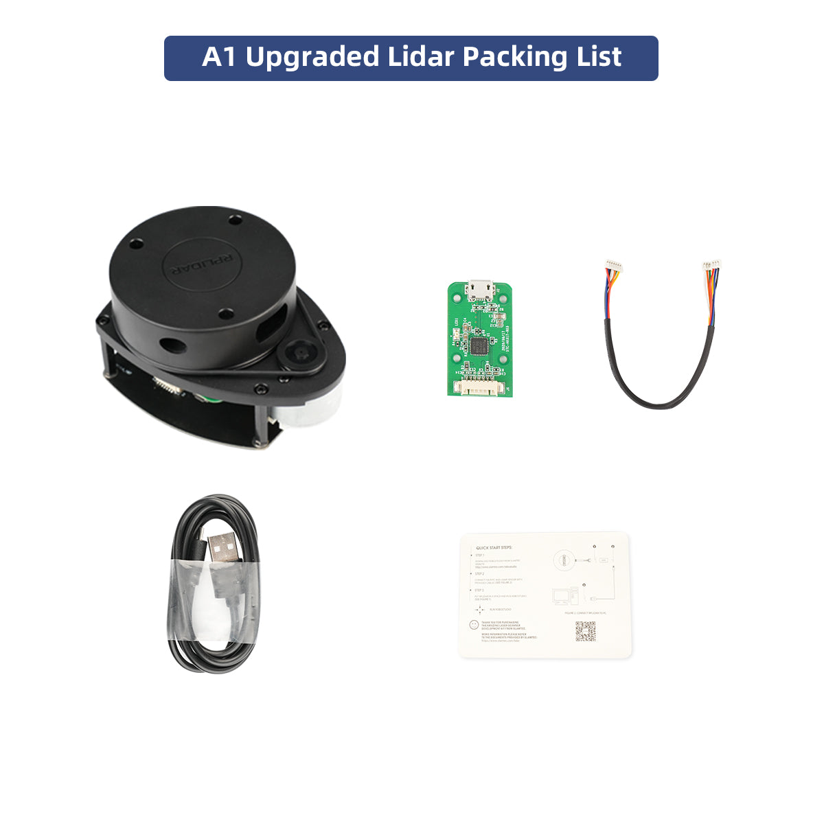 Image of SLAMTEC RPLIDAR Lidar C1 A1 A2M12 S2L SLAM Triangulation Ranging ROS ROS2