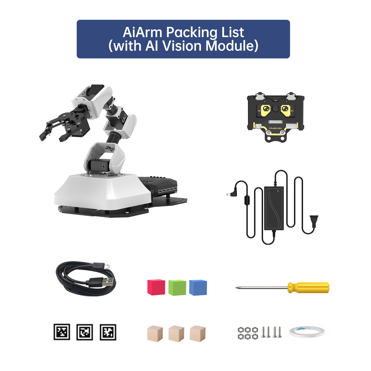 Image of AiArm vision robot arm kit
