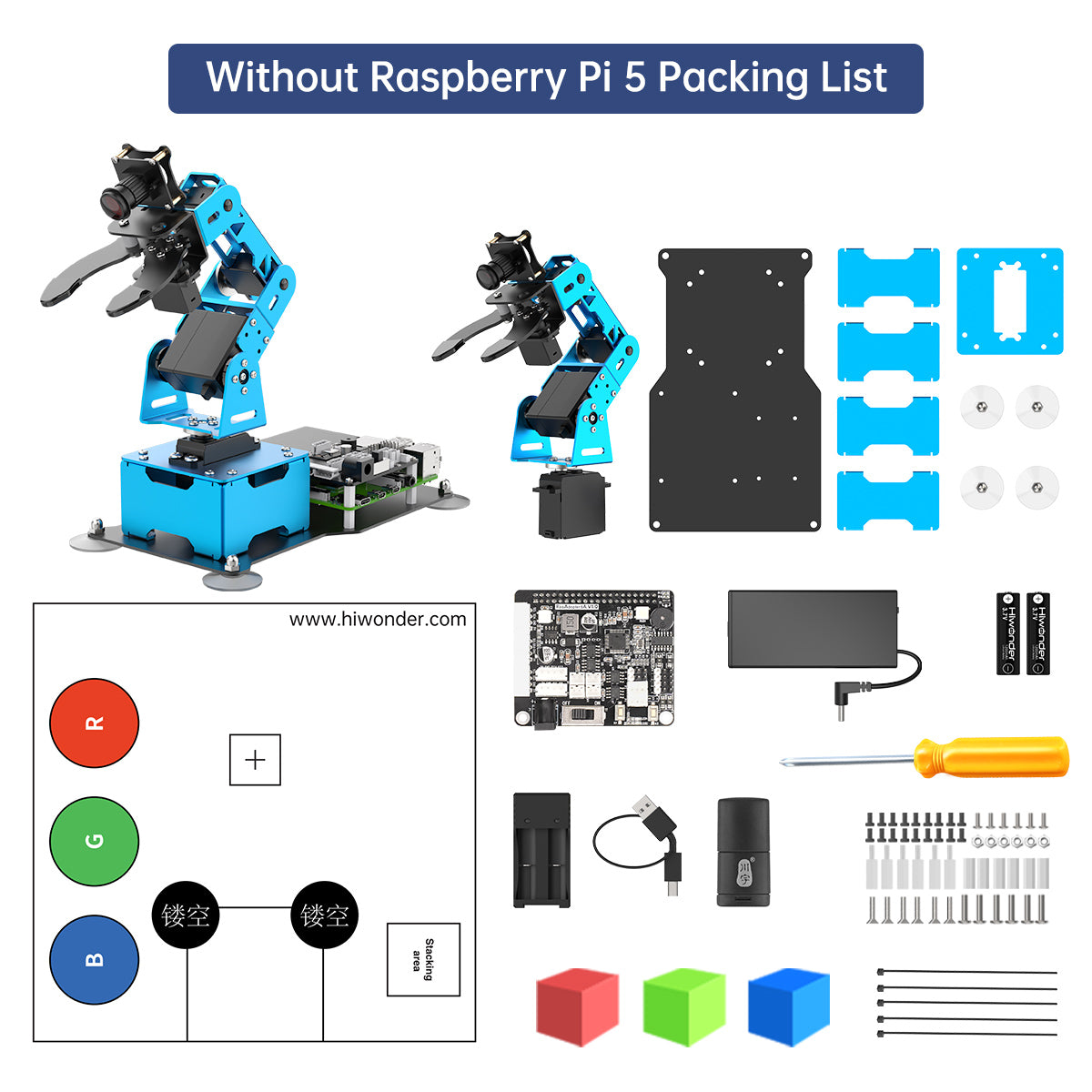 Image of ArmPi mini robot arm kit Raspberry Pi 5