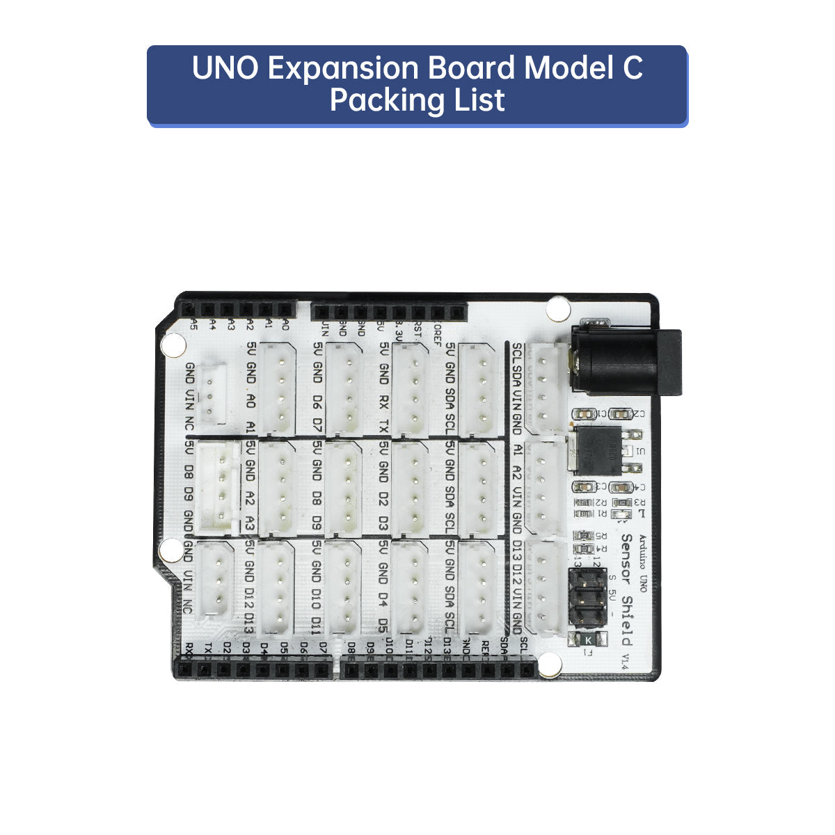 Image of UNO Expansion Board Arduino Motor Servo Bluetooth Sensor