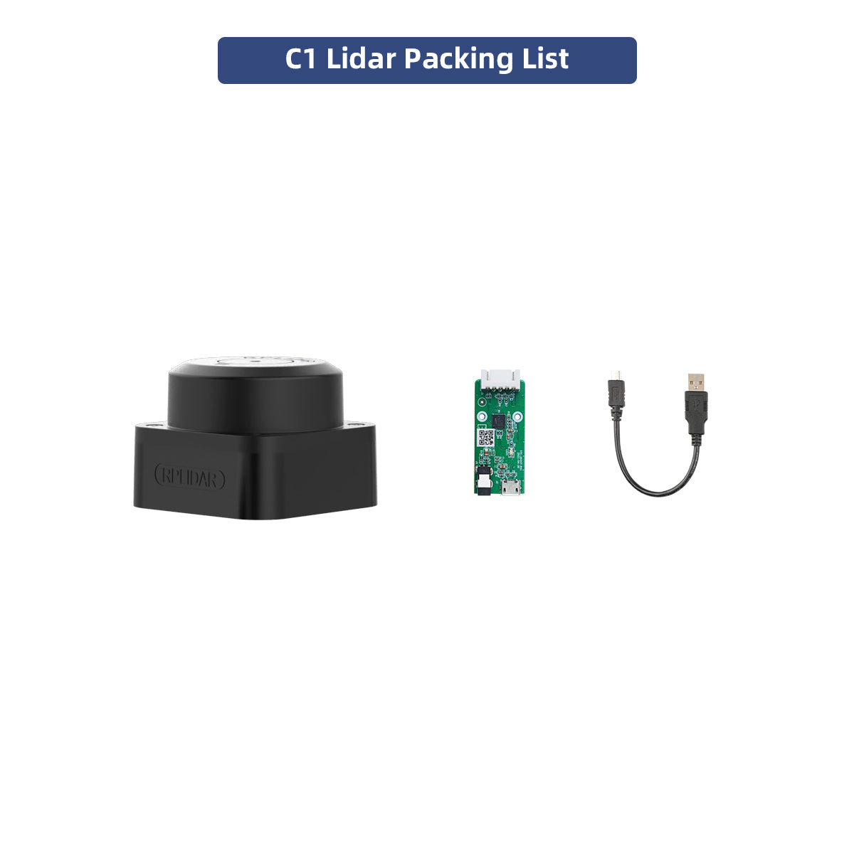 Image of SLAMTEC RPLIDAR Lidar C1 A1 A2M12 S2L SLAM Triangulation Ranging ROS ROS2