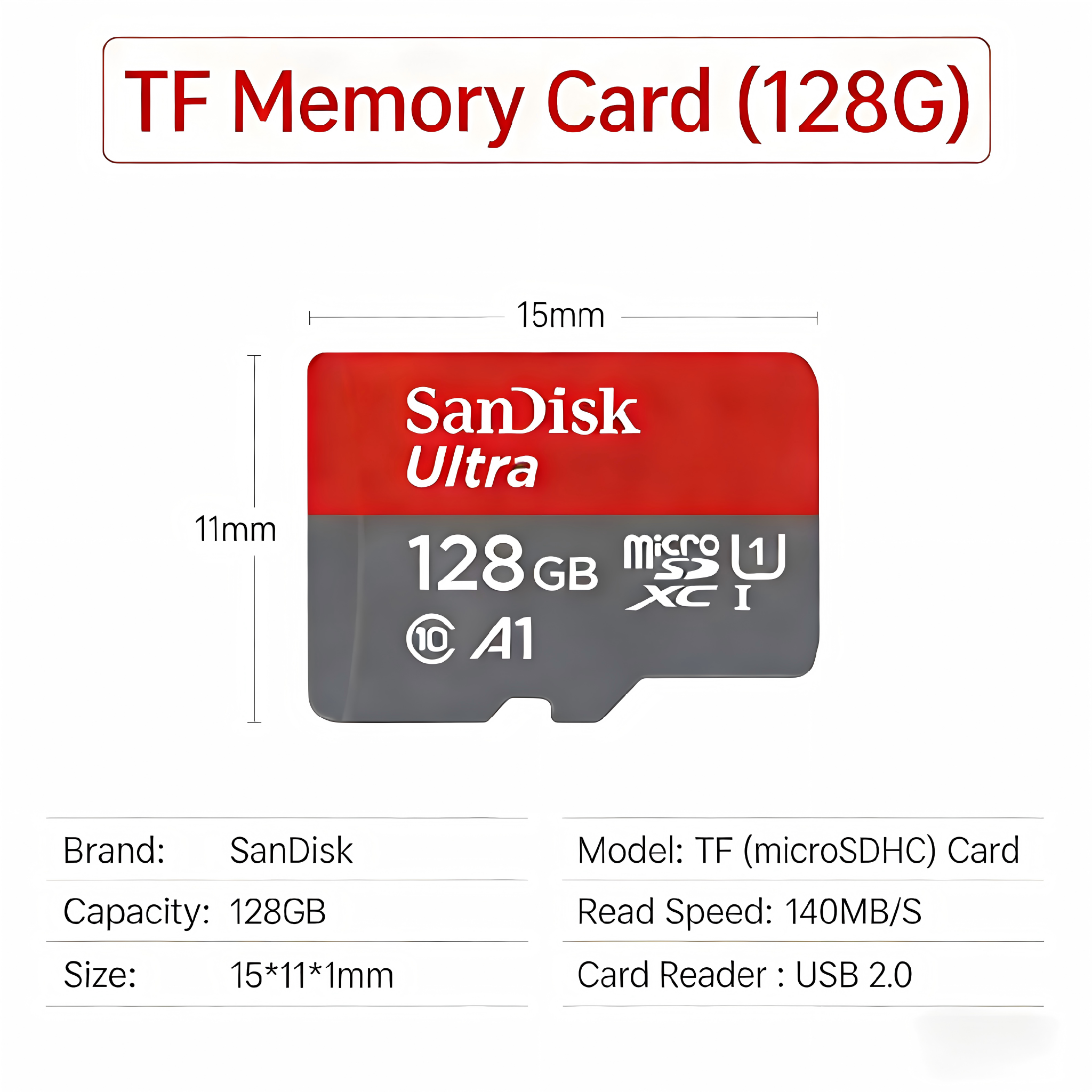 Image of Raspberry Pi 5/4B microSD TF Card 32GB 64GB Jetson Nano