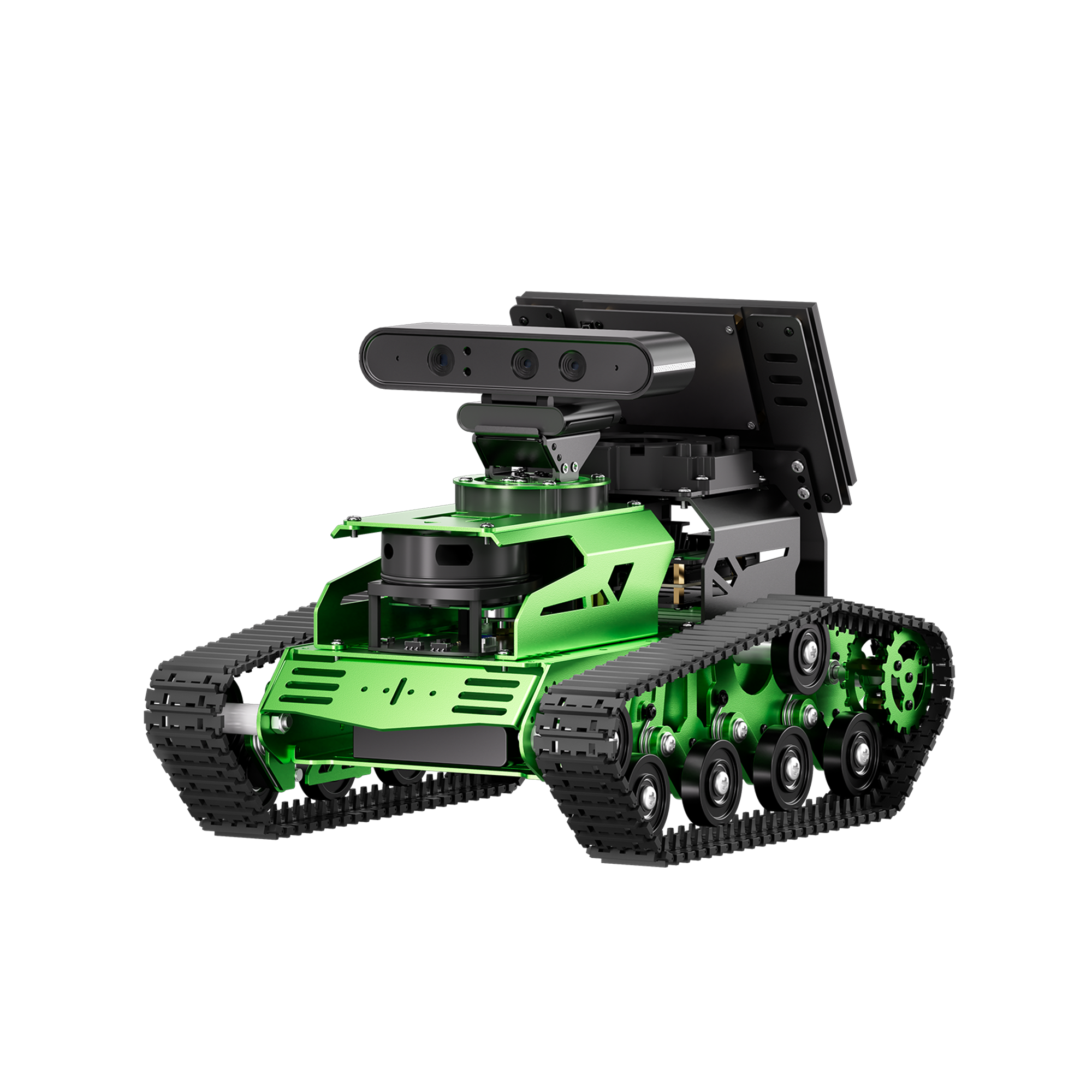 Image of JetTank ROS Robot Tank Jetson Nano Lidar Depth Camera Touchscreen SLAM