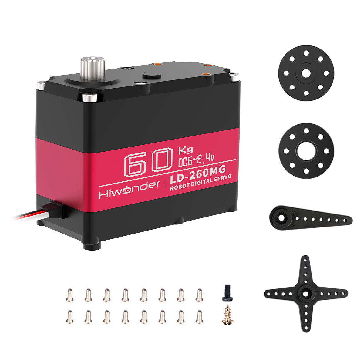 Image of LD-260MG Digital Servo 60KG High Torque Double Shaft