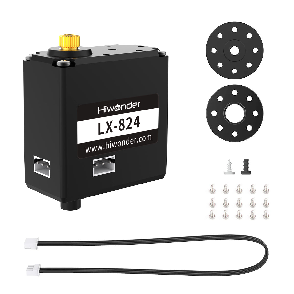 Image of LX-824 Intelligent Three-Connectors Serial Bus Servo with Feedback