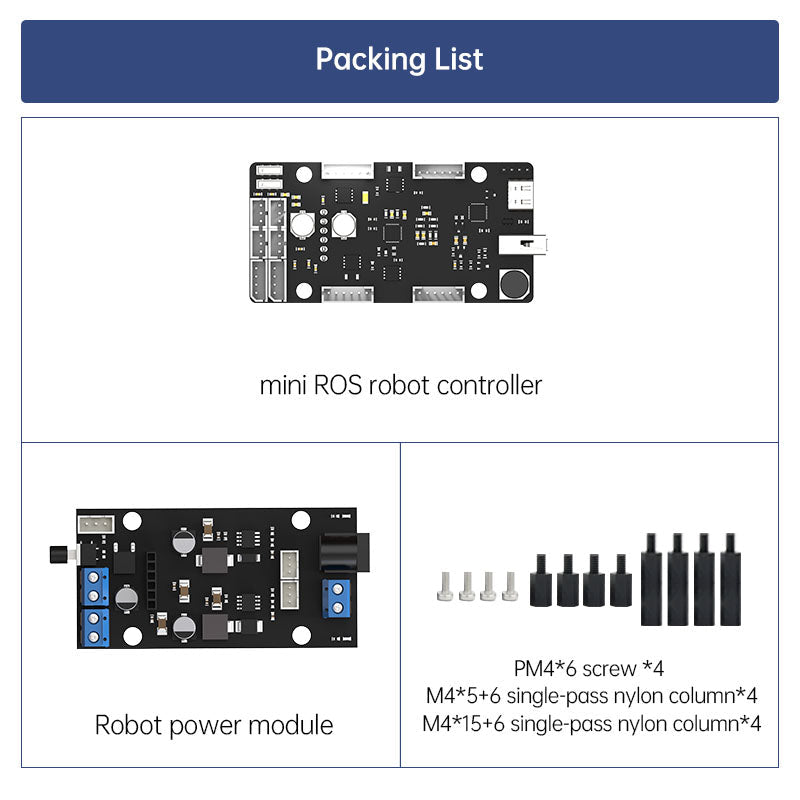 Image of miniROS Robot Controller STM32 6-14V Encoder Motor Bus Servo Power Supply