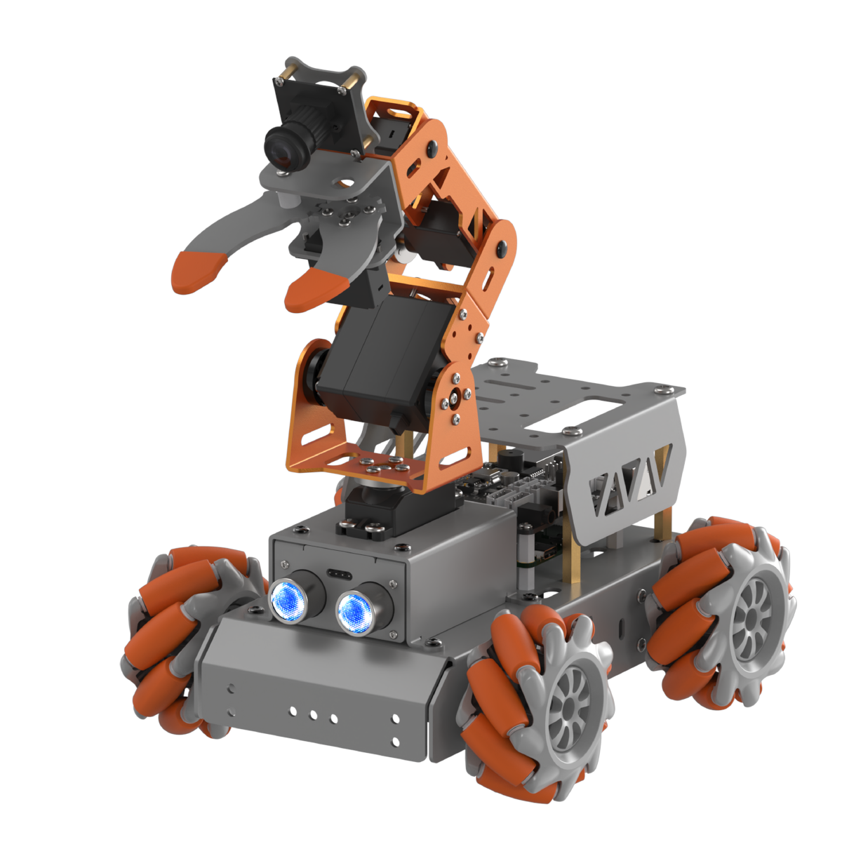 Image of MasterPi AI Vision Robot Arm Mecanum Wheels Car