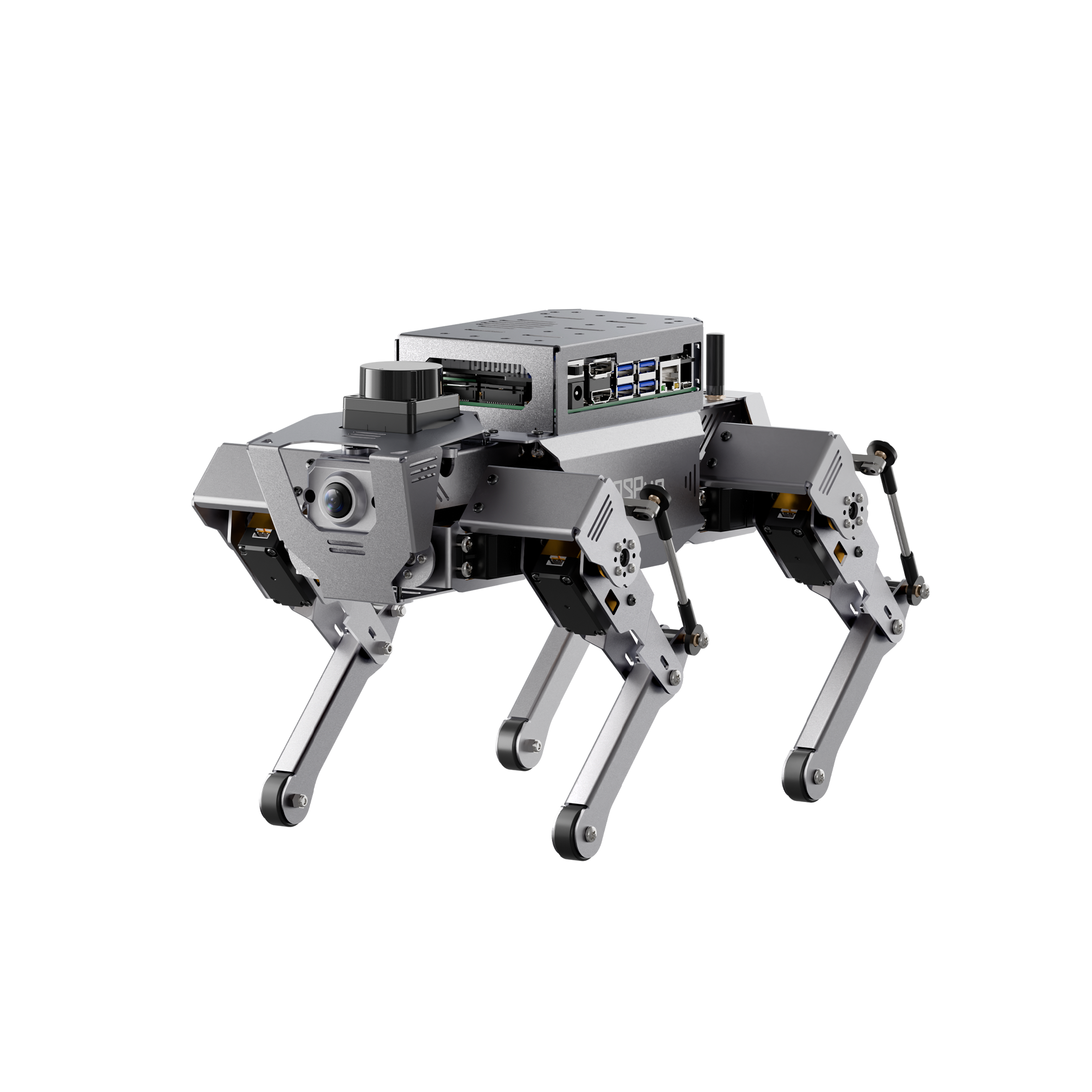 Image of ROSPug Quadruped Bionic Robot Dog Jetson Nano ROS Open Source Python Programming