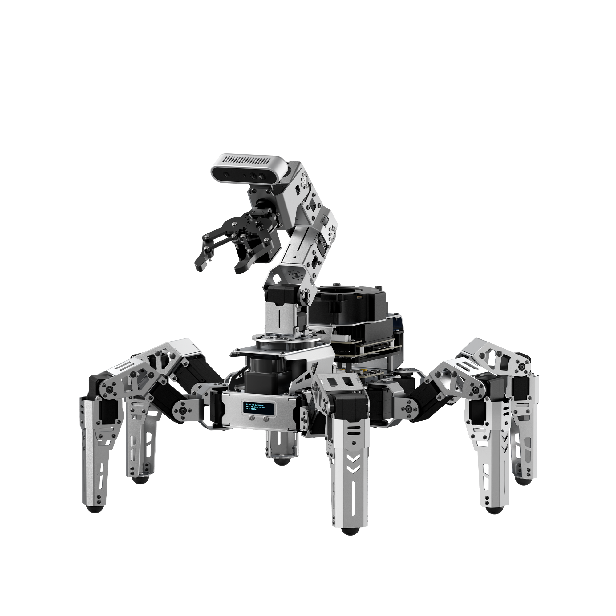 Image of ROSpider ROS2 Hexapod Robot with Multimodal AI, 3D Vision & SLAM