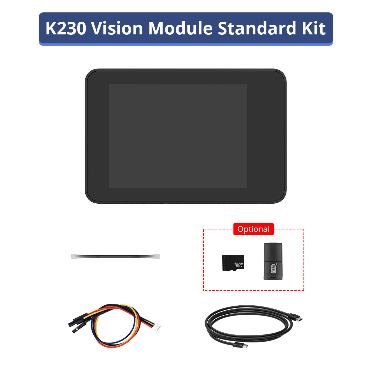 Image of WonderMK K230 Vision Module 6TOPS AI Large Model Dev Board CanMV Camera