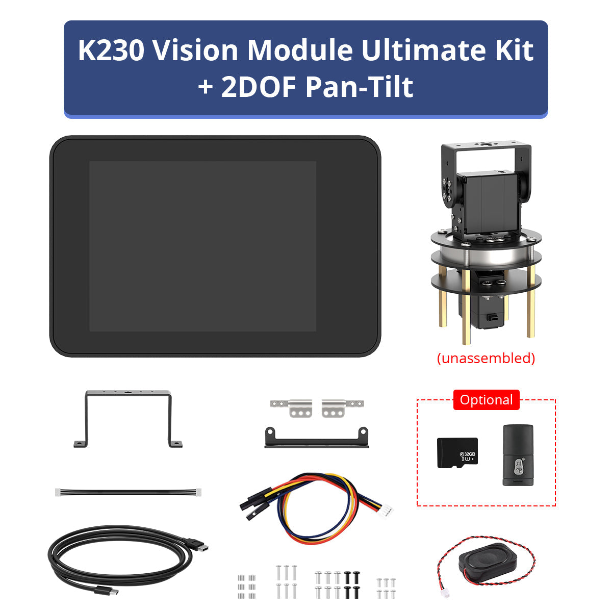 Image of WonderMK K230 Vision Module 6TOPS AI Large Model Dev Board CanMV Camera