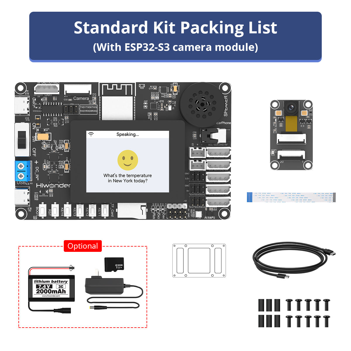 Image of ESP32-S3 Development Board — Standard Kit