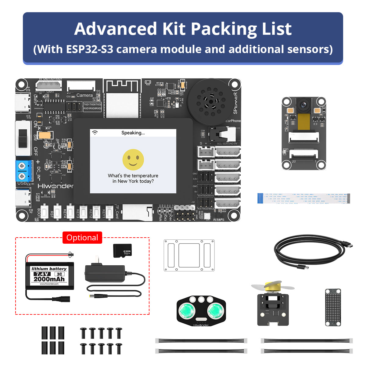 Image of ESP32-S3 Development Board — Advanced Kit