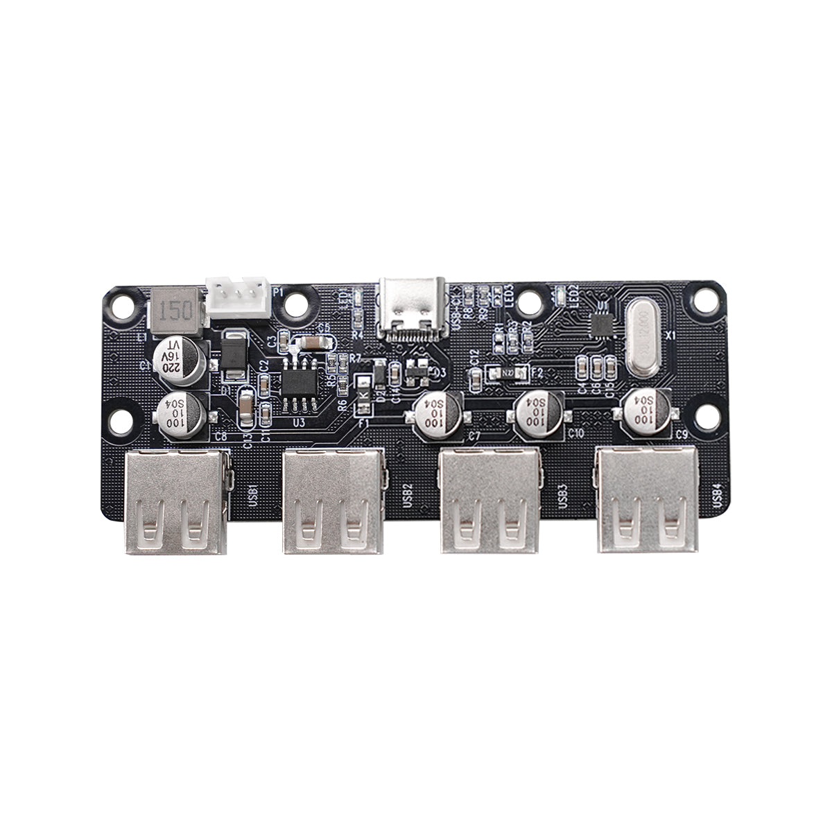 Image of USB Hub ROS Car 1 to 4 Expansion Board HUB Dock JETSON NANO Raspberry Pi Module