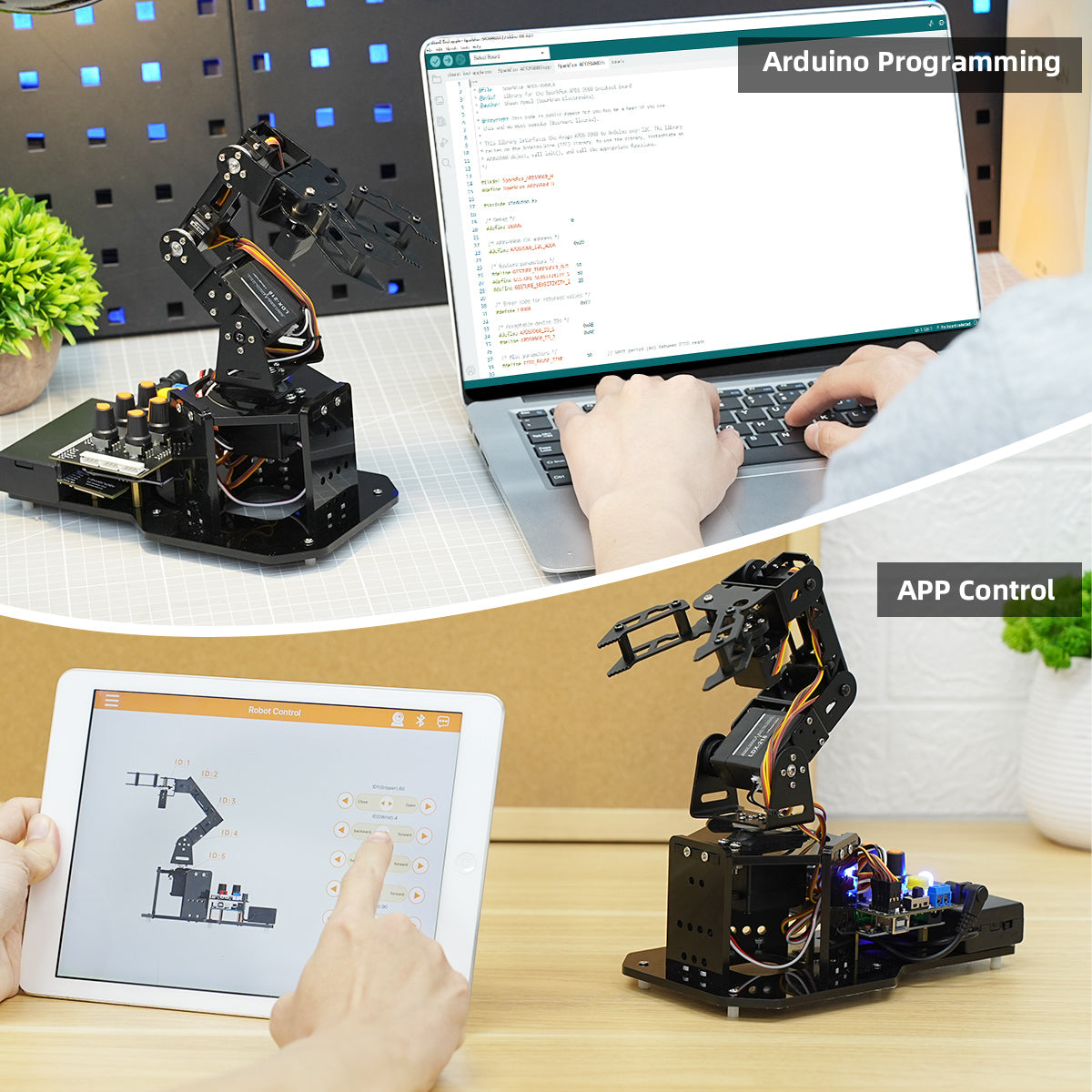 Image of miniArm app control