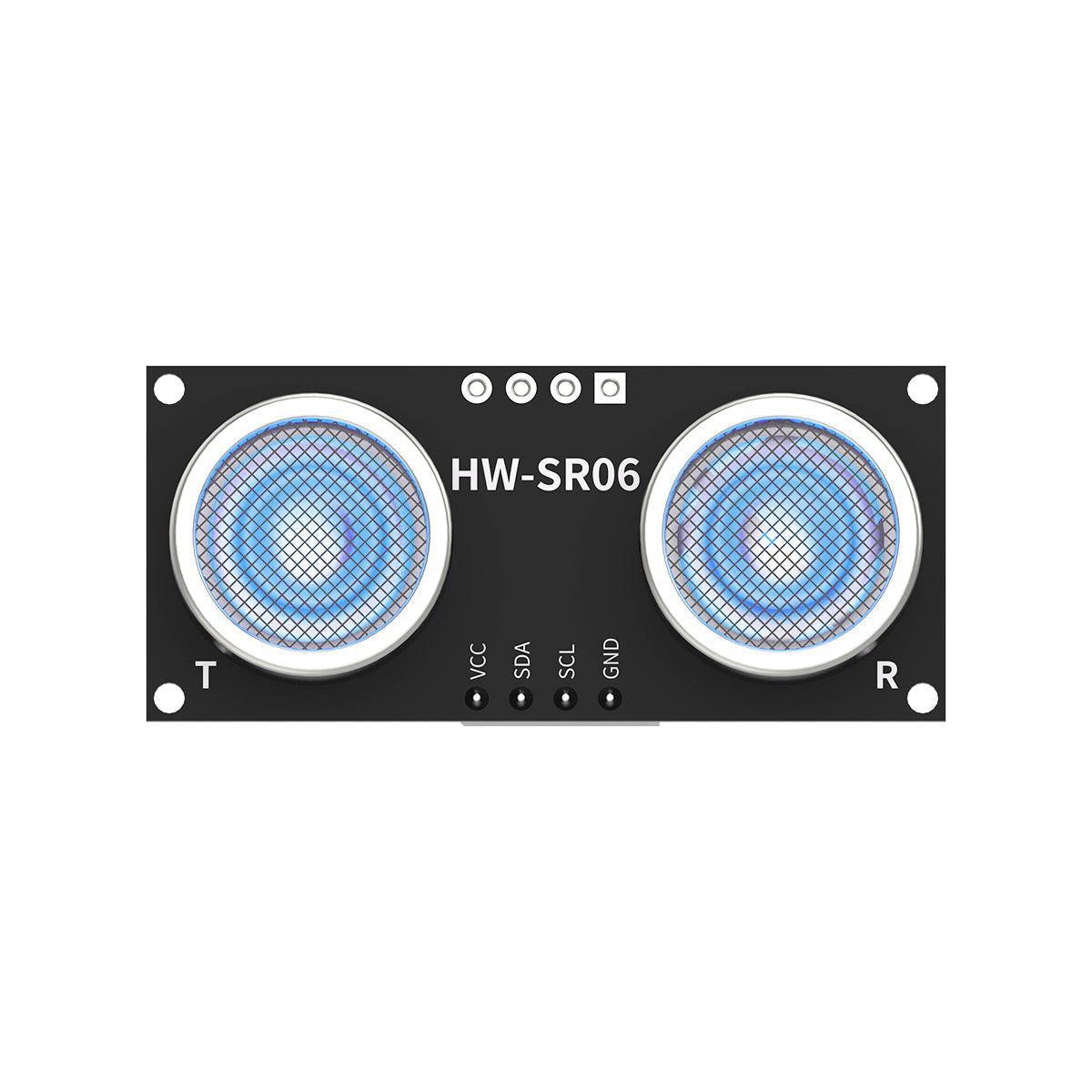 Image of Glowy Ultrasonic Sensor Robot Car Obstacle Avoidance Module