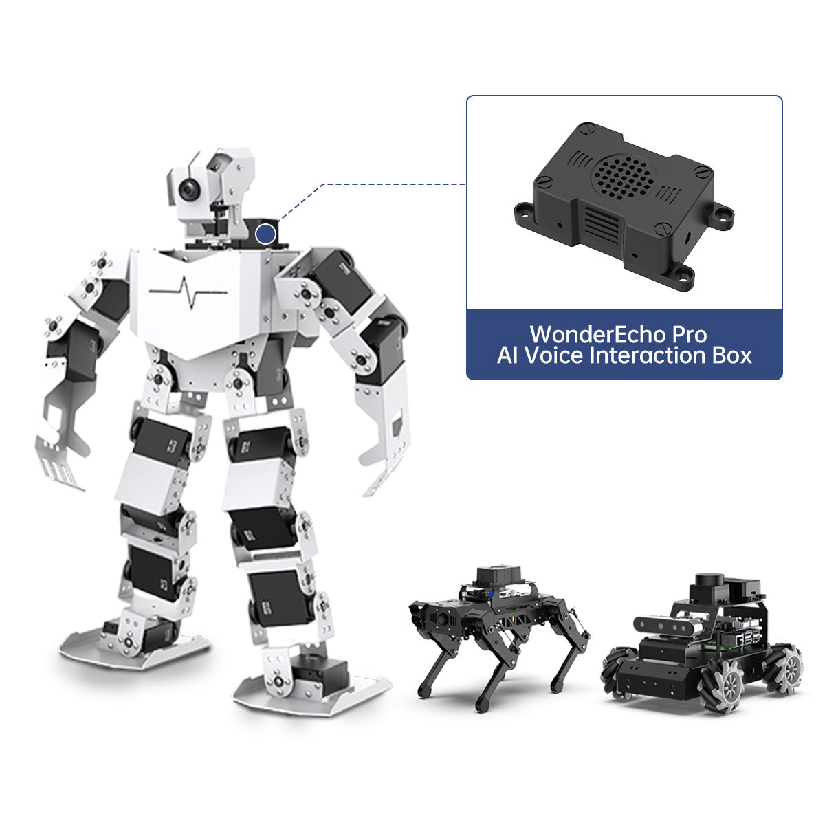 Image of AI Upgrade Pack for Raspberry Pi Robots Large AI Model Voice Interaction
