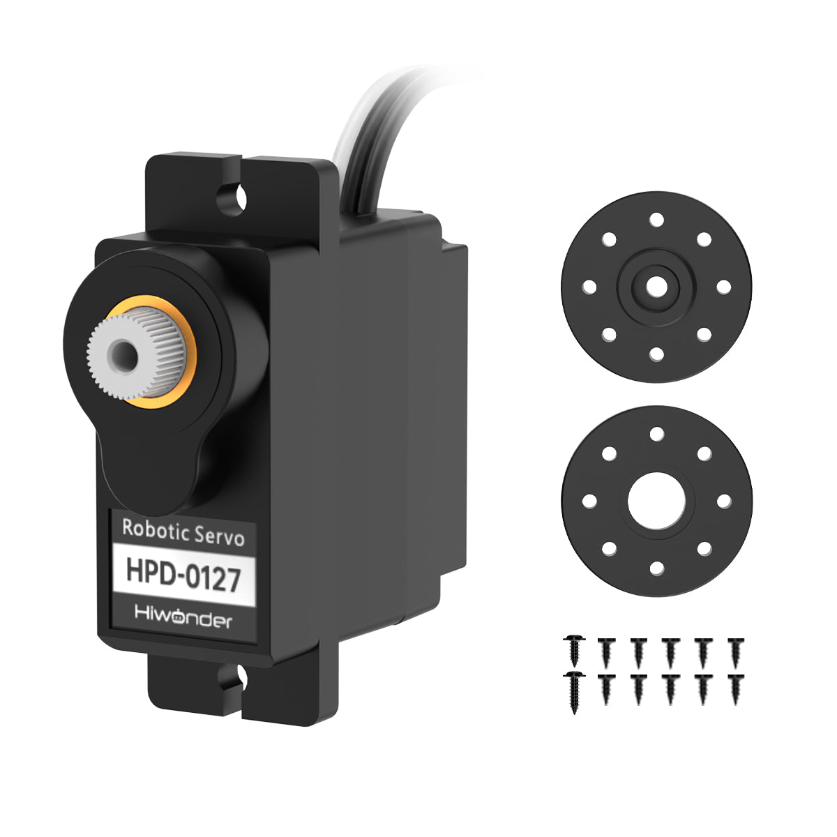 Image of Hiwonder HPD-0127 Mini Dual-Axis High-Speed Anti-Stall Clutch PWM Digital Servo