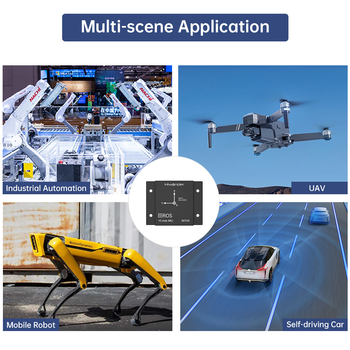 Image of IMU Inertial Navigation Module 10-axis MEMS USB