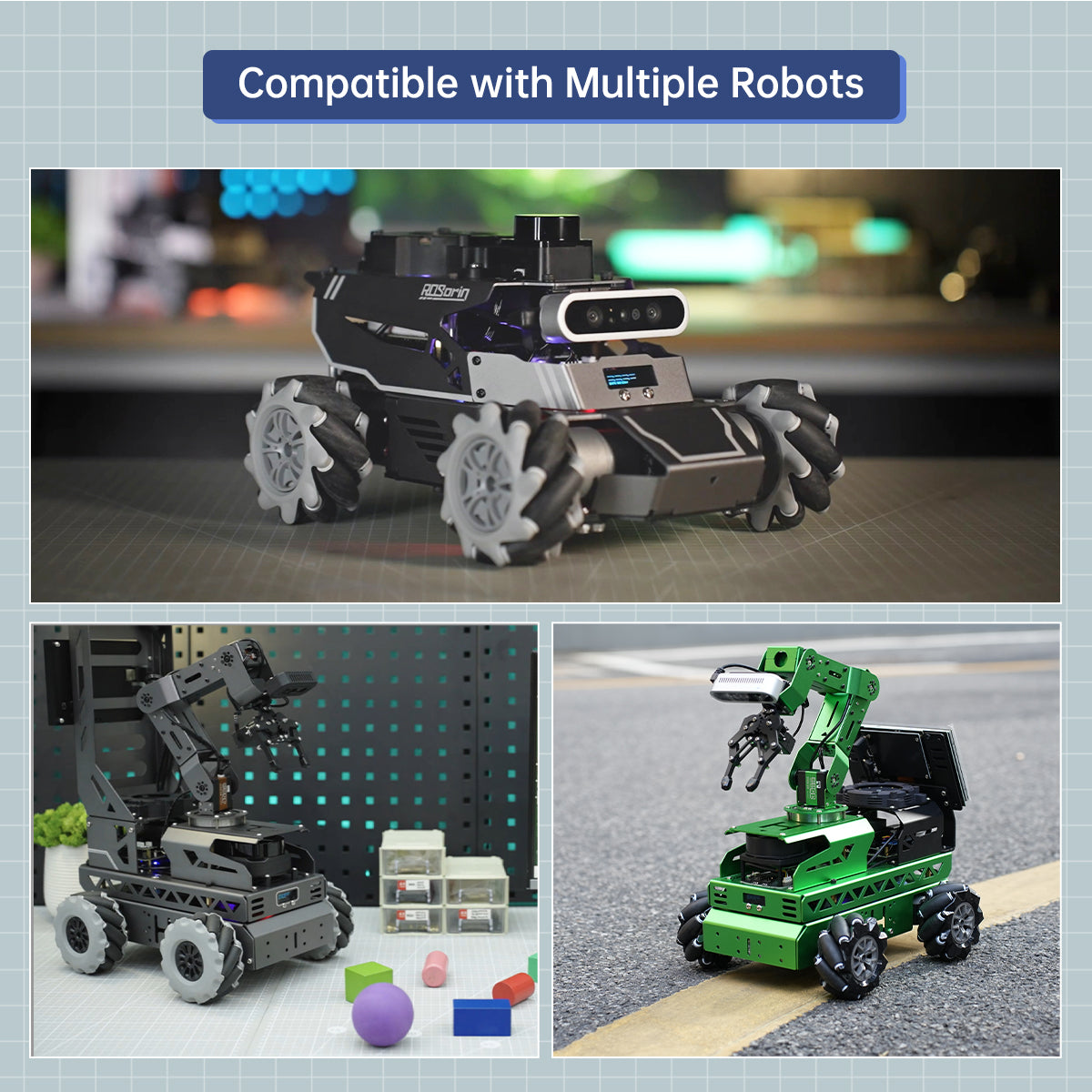 Image of ROS Robot Control Board STM32F407VET6 4-Channel Encoder Motor PWM Bus Servo