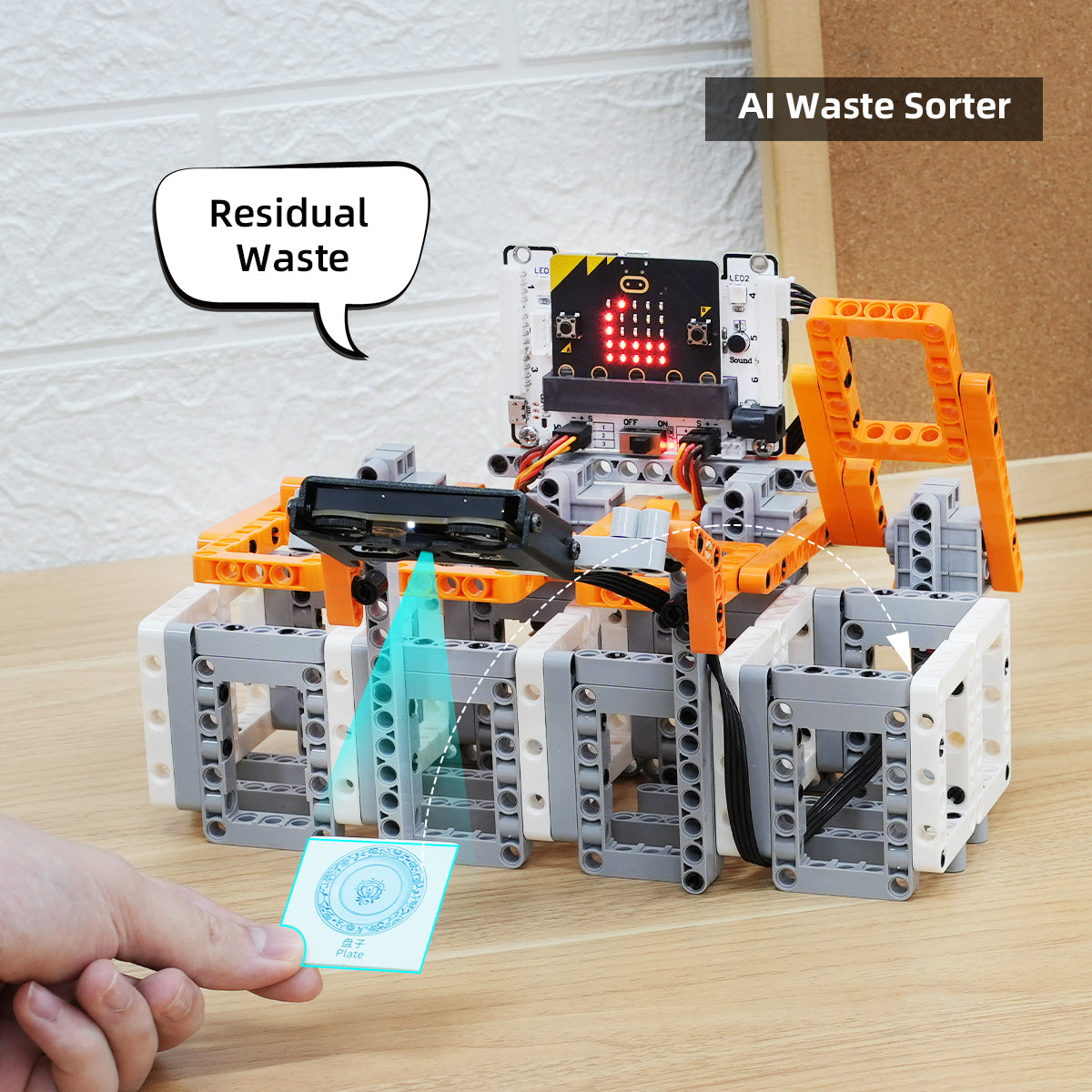 Image of DaDa:bit AI Programmable Building Block Kit micro:bit WonderCam AI Vision Module
