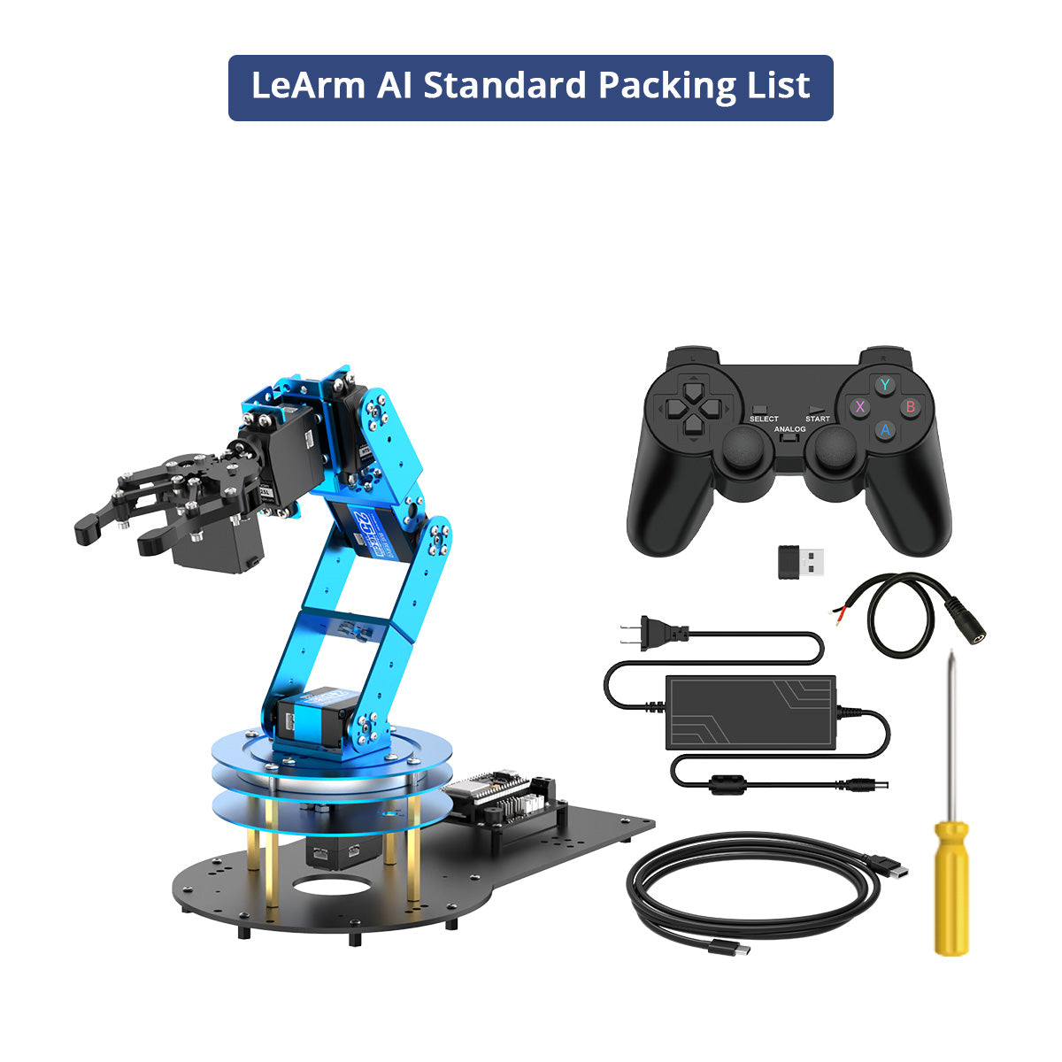 Image of LeArm AI robot arm kit